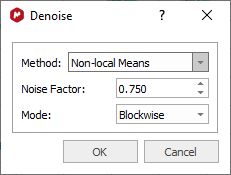 denoise dialog