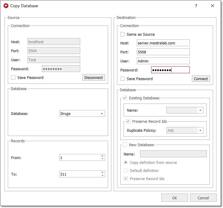 copy Databases