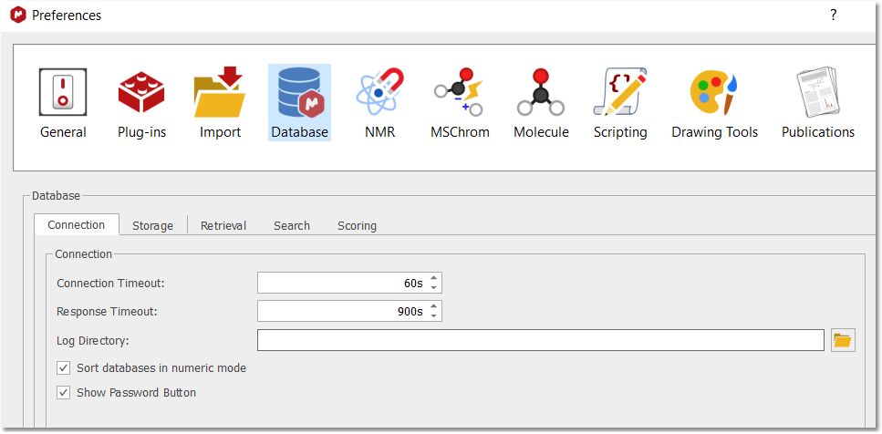 DB preferences