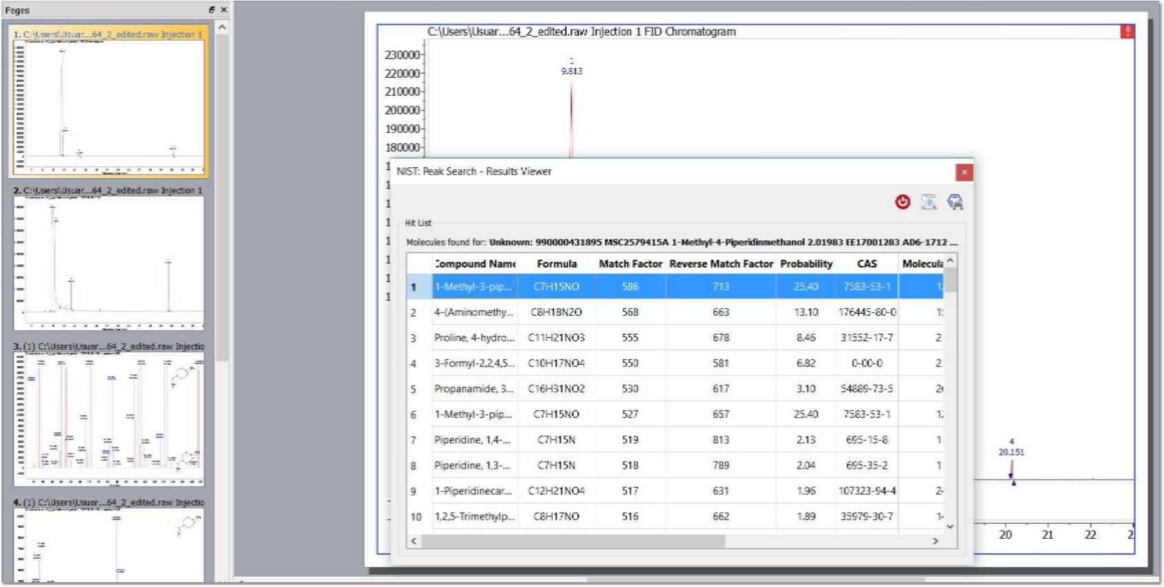 NIST_peak_search