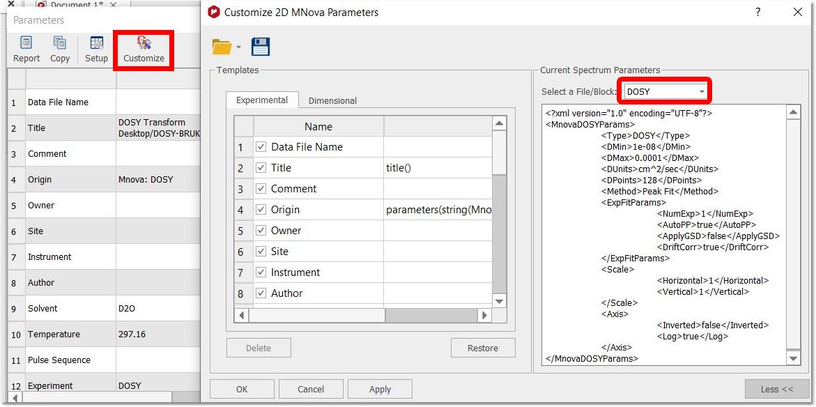 DOSY_settings_used DOSY_settings_used