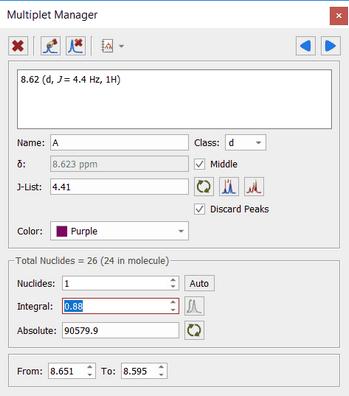 normalize multiplets